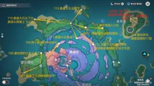 雷神瞳位置大全一览，2024雷神瞳位置