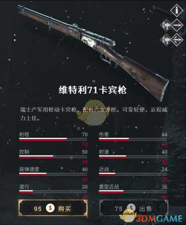 《猎杀:对决》维特利71卡宾枪系列优缺点分析
