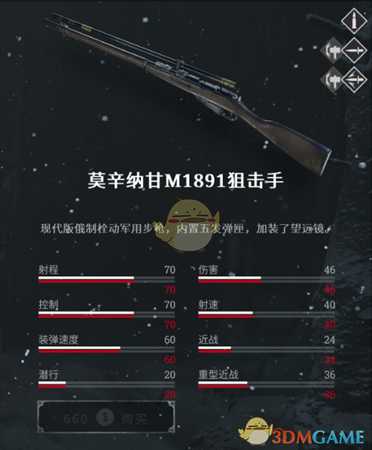 《猎杀:对决》莫辛纳甘系列优缺点分析