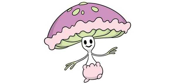 《宝可梦:剑/盾》灯罩夜菇图鉴