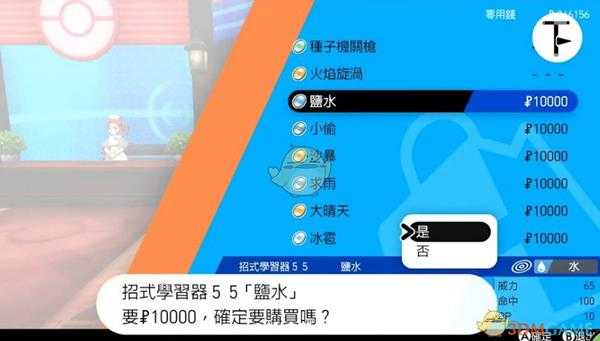 《宝可梦:剑/盾》招式学习器TM55盐水位置分享