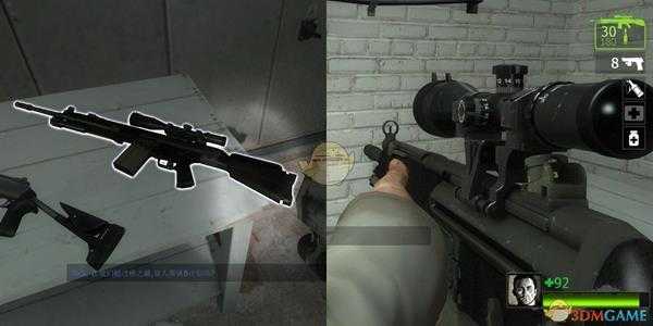 《求生之路2》军用狙击步枪属性效果详解