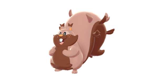 《宝可梦：剑/盾》藏饱栗鼠双打配招