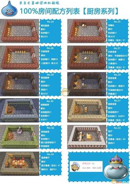 《勇者斗恶龙创世小玩家2》全配方一览 全房间设计图指南