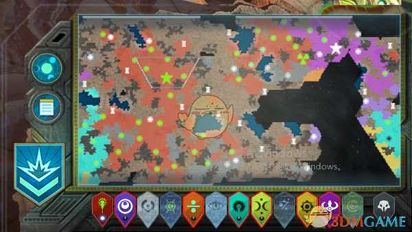 《奇迹时代:星陨》右下地图信息介绍