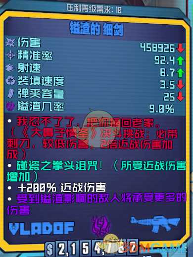 《无主之地2》砸枪疯装备及获得方法