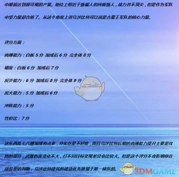 《全面战争：战锤2》乌沙比特实用性分析