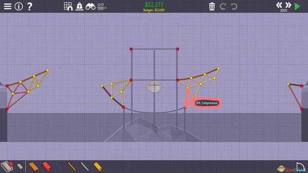 《桥梁建筑师2》安宁绿洲交叉飞跃攻略
