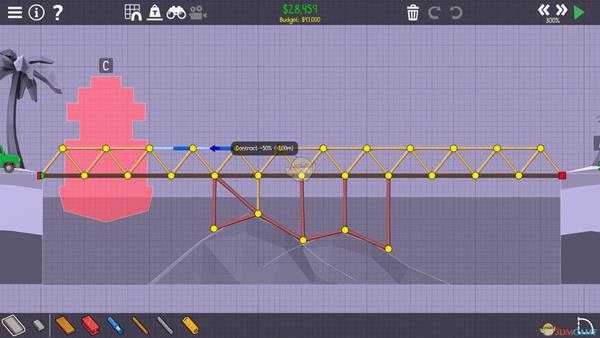 《桥梁建筑师2》血红冲沟边缘行走攻略