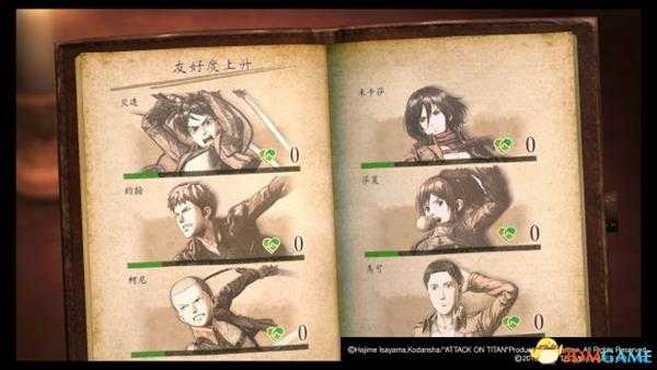 进击的巨人2全角色属性 进击的巨人2全人物属性培养