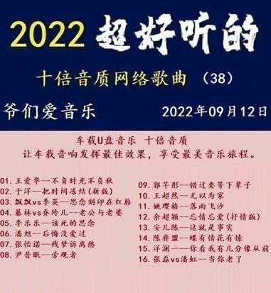 群星《2022超好听的十倍音质网络歌曲(39)》WAV分轨