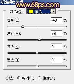 Photoshop制作唯美的霞光草地婚片