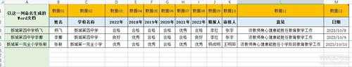 简单明了Excel数据每行批量到Word模板1.0（27日新增按Excel模板生成工作簿）